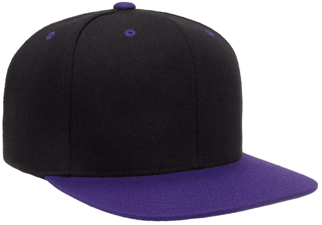 Classics Blank Snapback Cap Black/Purple