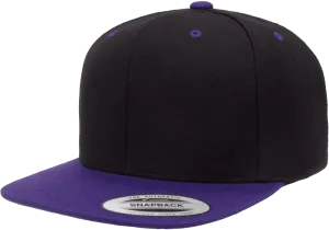Classics Blank Snapback Cap Black/Purple