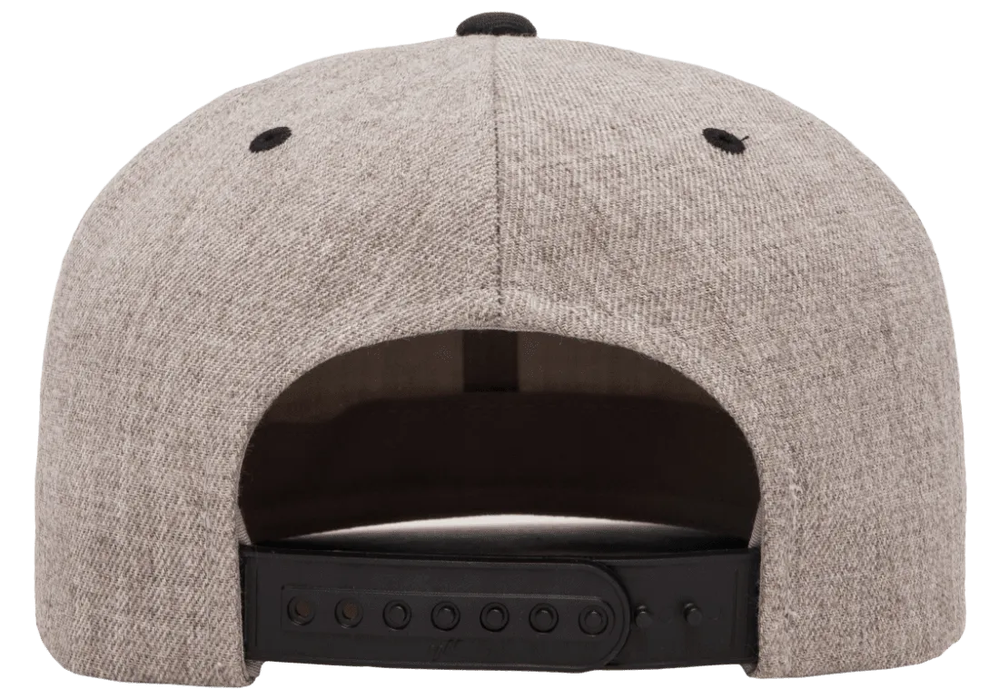 Classics Blank Snapback Cap Heather/Black