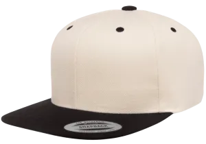 Classics Blank Snapback Cap Natural/Black