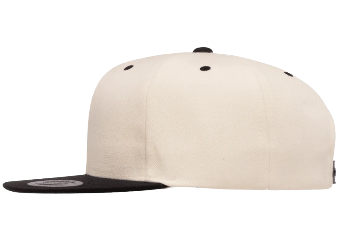 Classics Blank Snapback Cap Natural/Black
