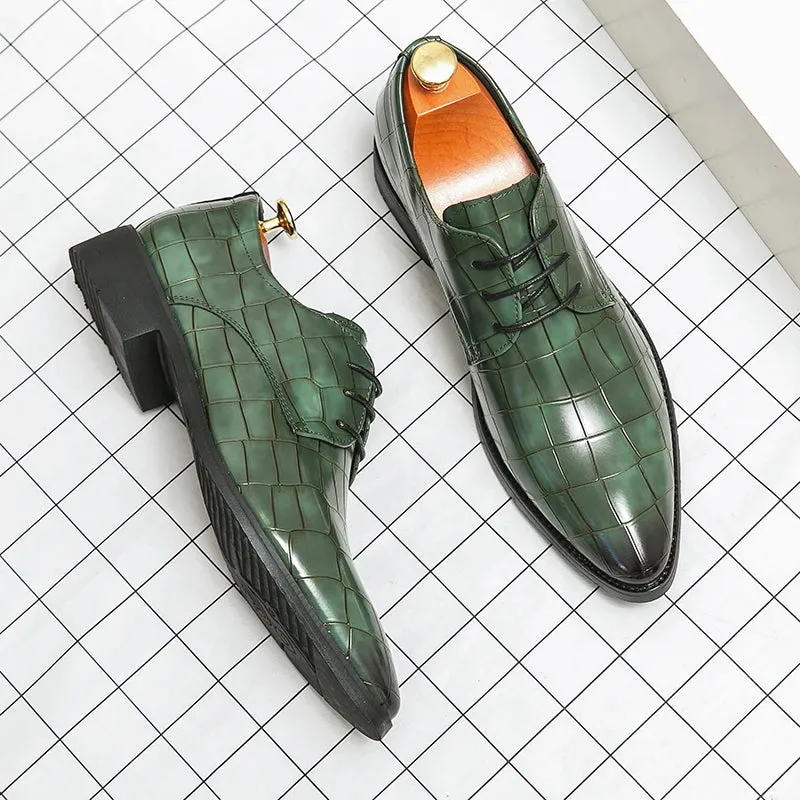 ClassicWear Green Oxford Business Schuhe