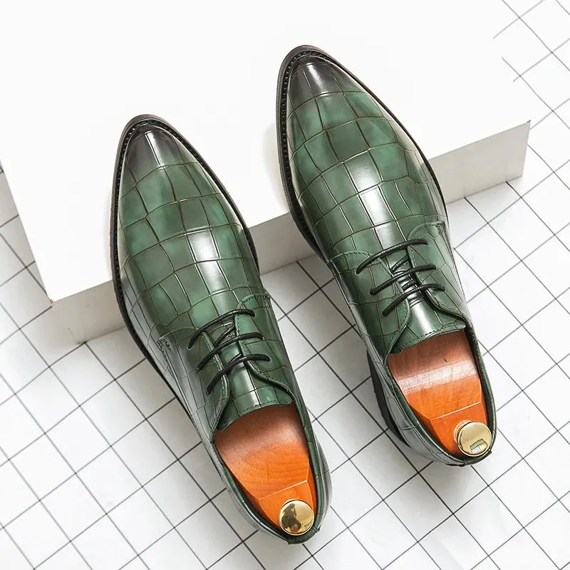 ClassicWear Green Oxford Business Schuhe