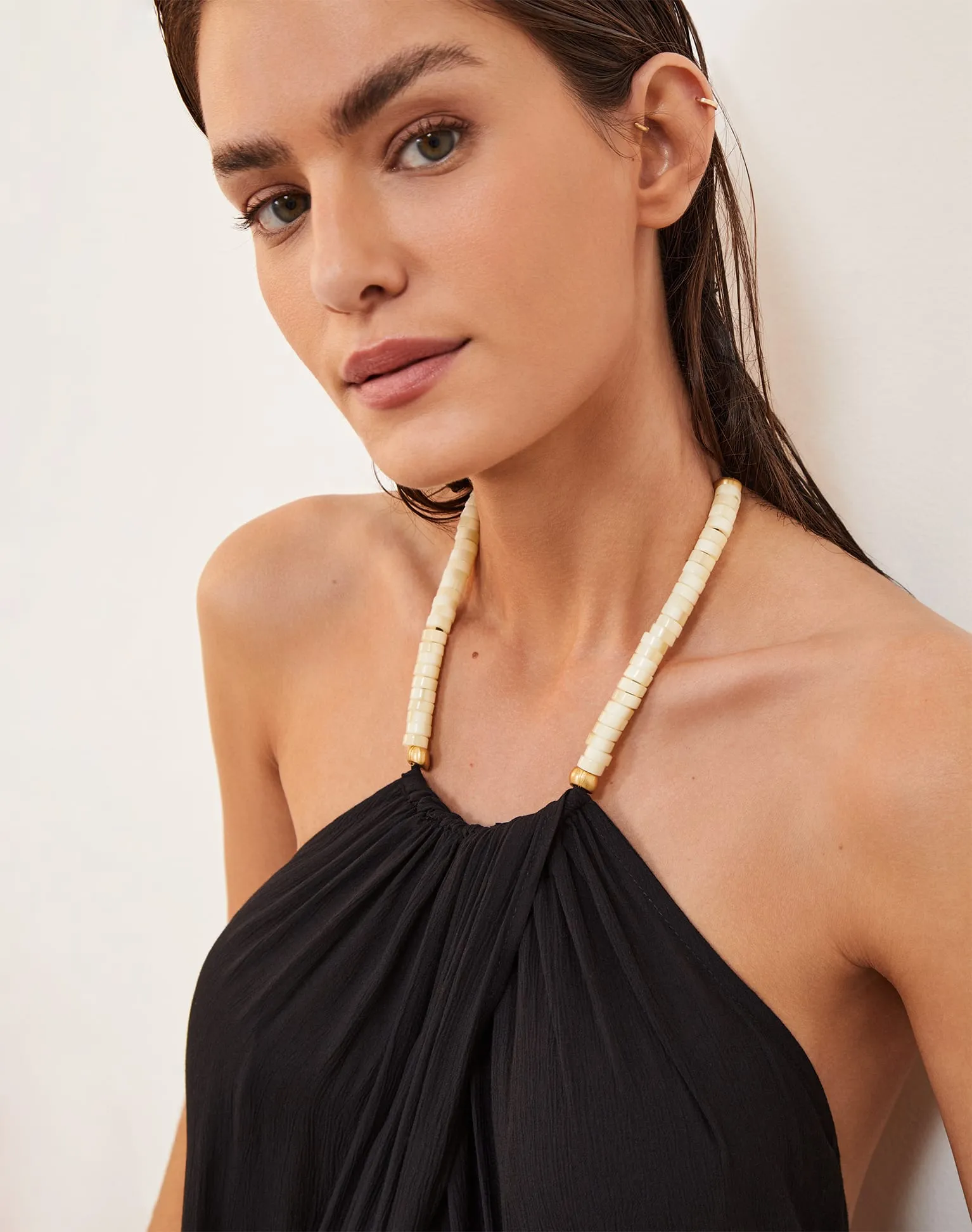 Cloe Long Cover Up - Black