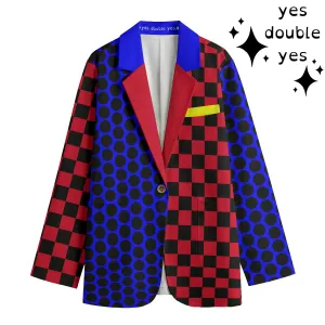 Clown Coatnundrum Dots Checks Jacket