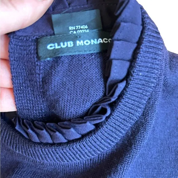 CLUB MONACO Fidelma Sweater Dress XS Purple​