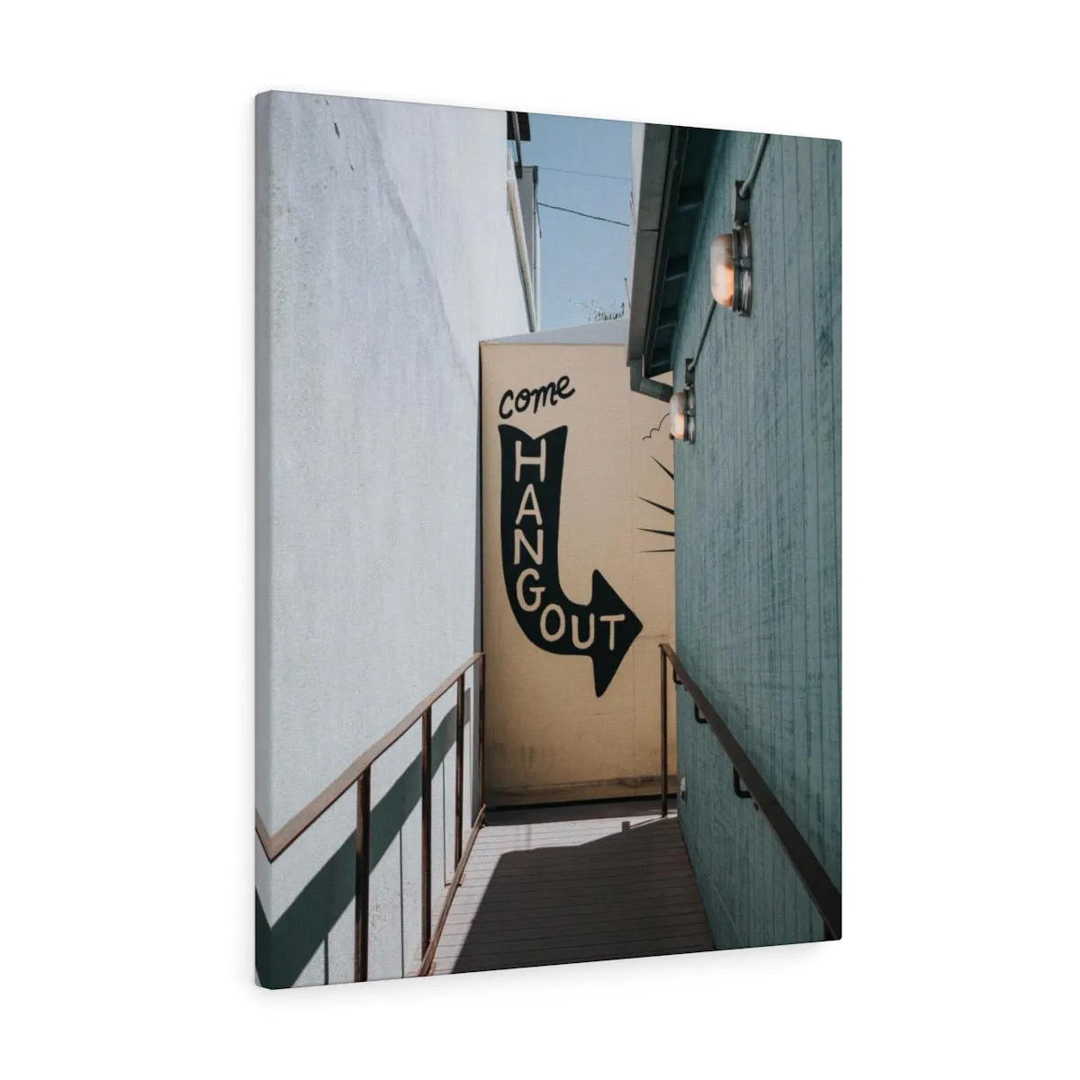 Come Hangout Premium Wall Canvas