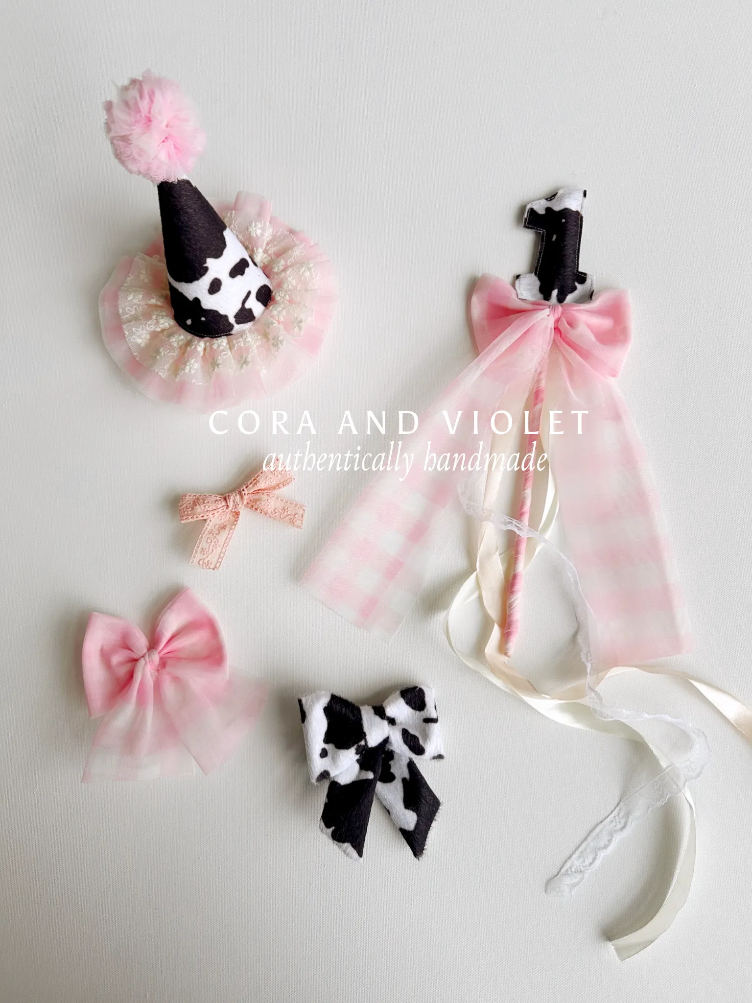 Cowgirl hair bows