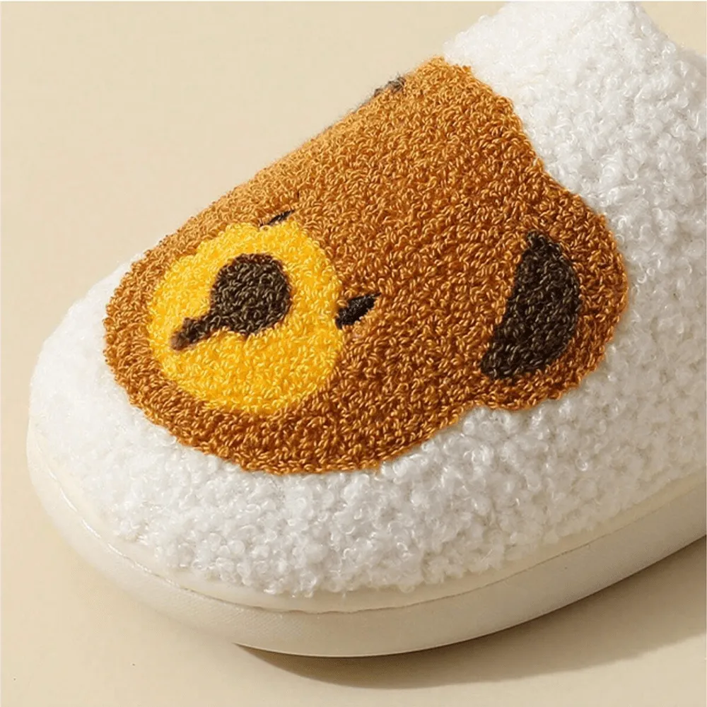 Cozy Women's Warm Anti-Skid Bear Pattern Slippers