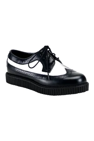 CREEPER-608 Black Patent Creeper