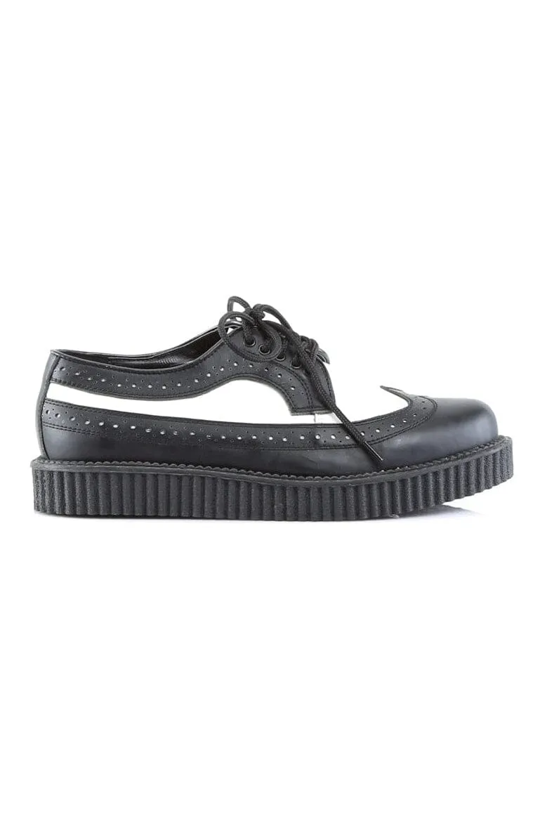 CREEPER-608 Black Patent Creeper