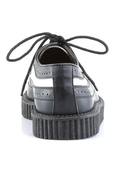 CREEPER-608 Black Patent Creeper