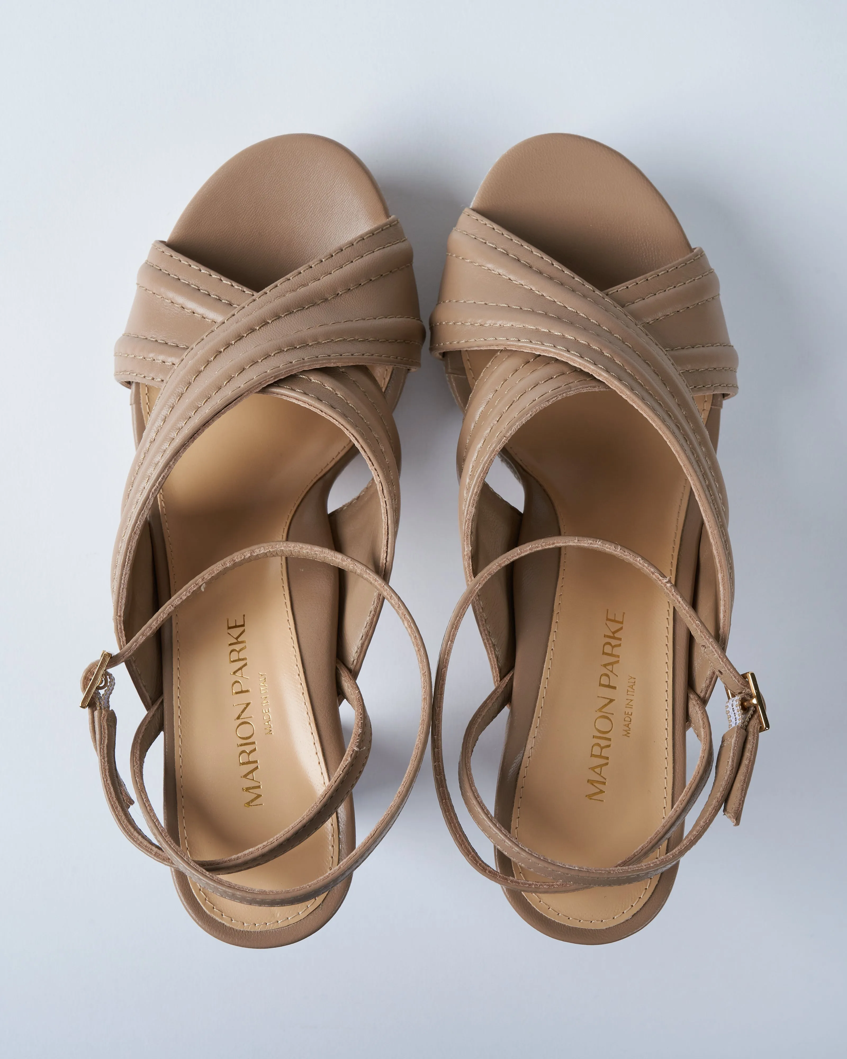 cristina 70 platform - natural/linen