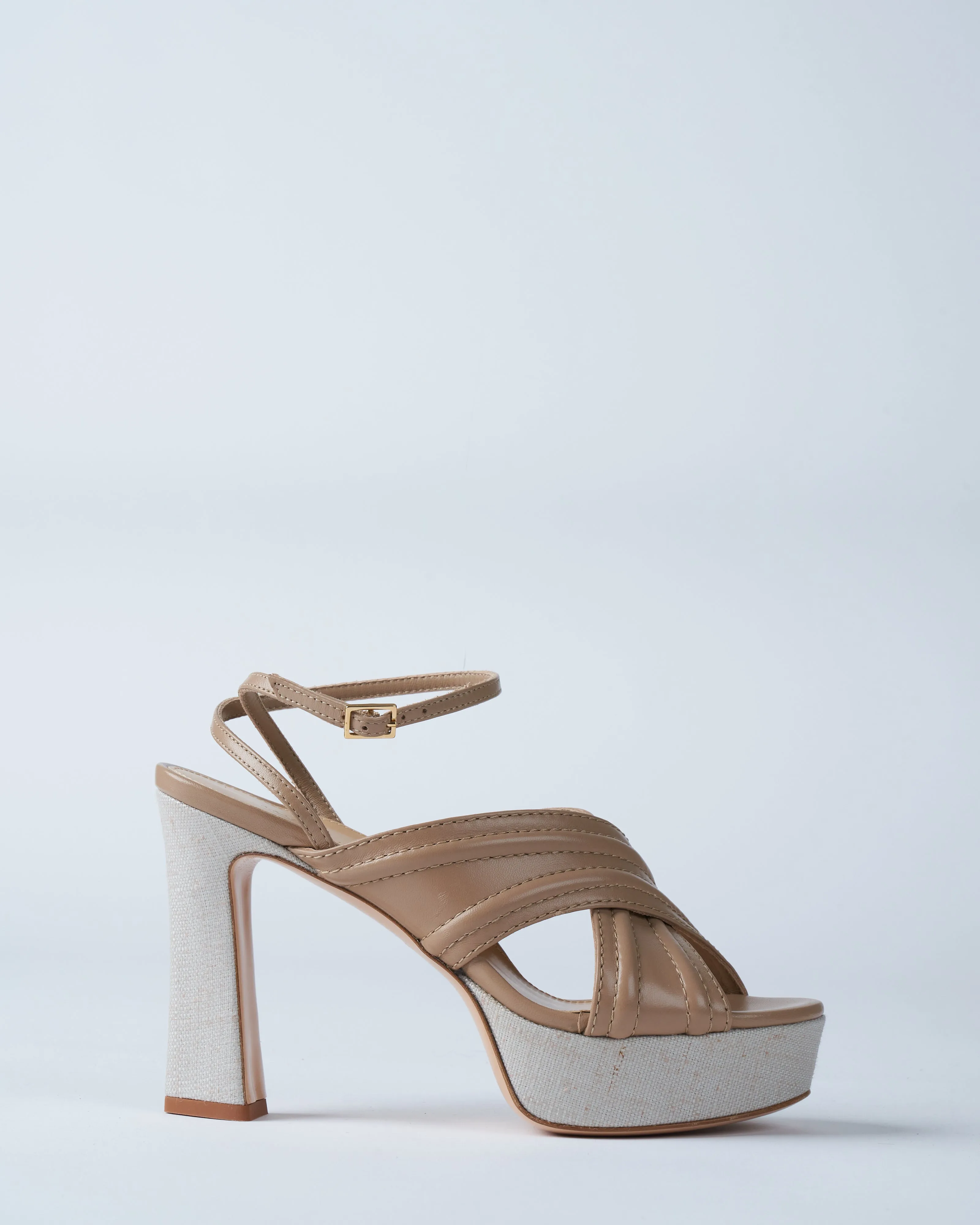 cristina 70 platform - natural/linen