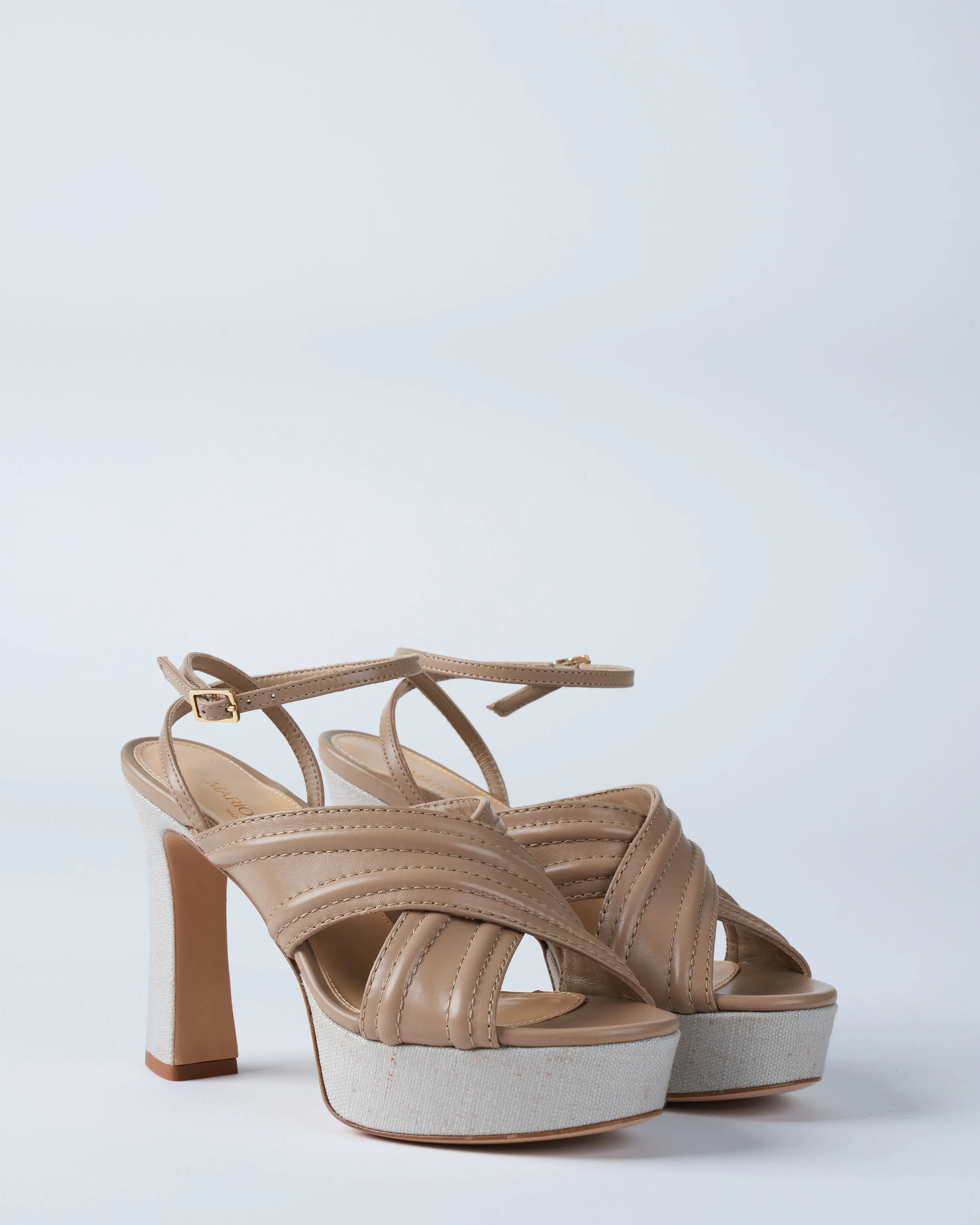 cristina 70 platform - natural/linen