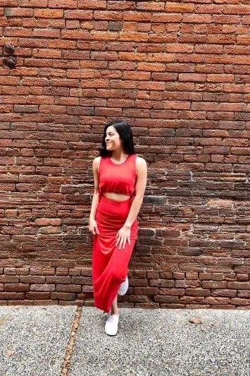Cut-Out Maxi Dress