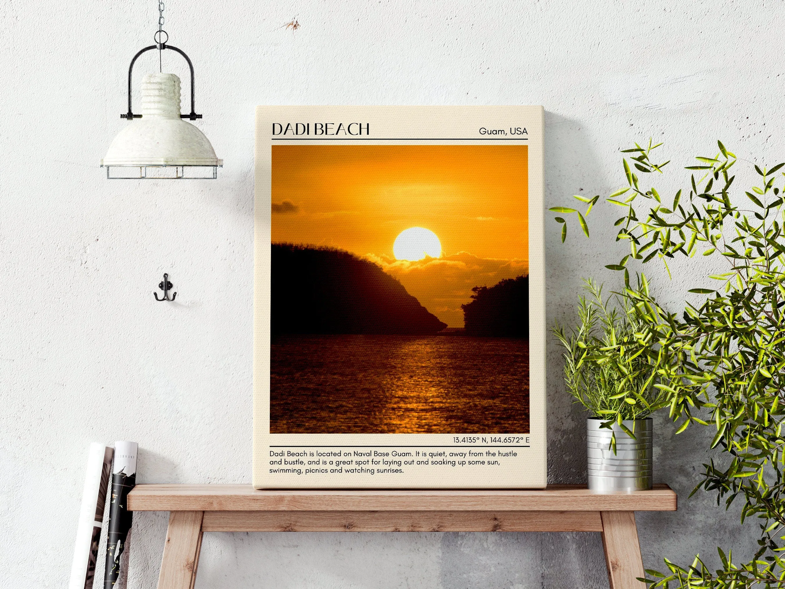 Dadi Beach Wall Canvas, USA