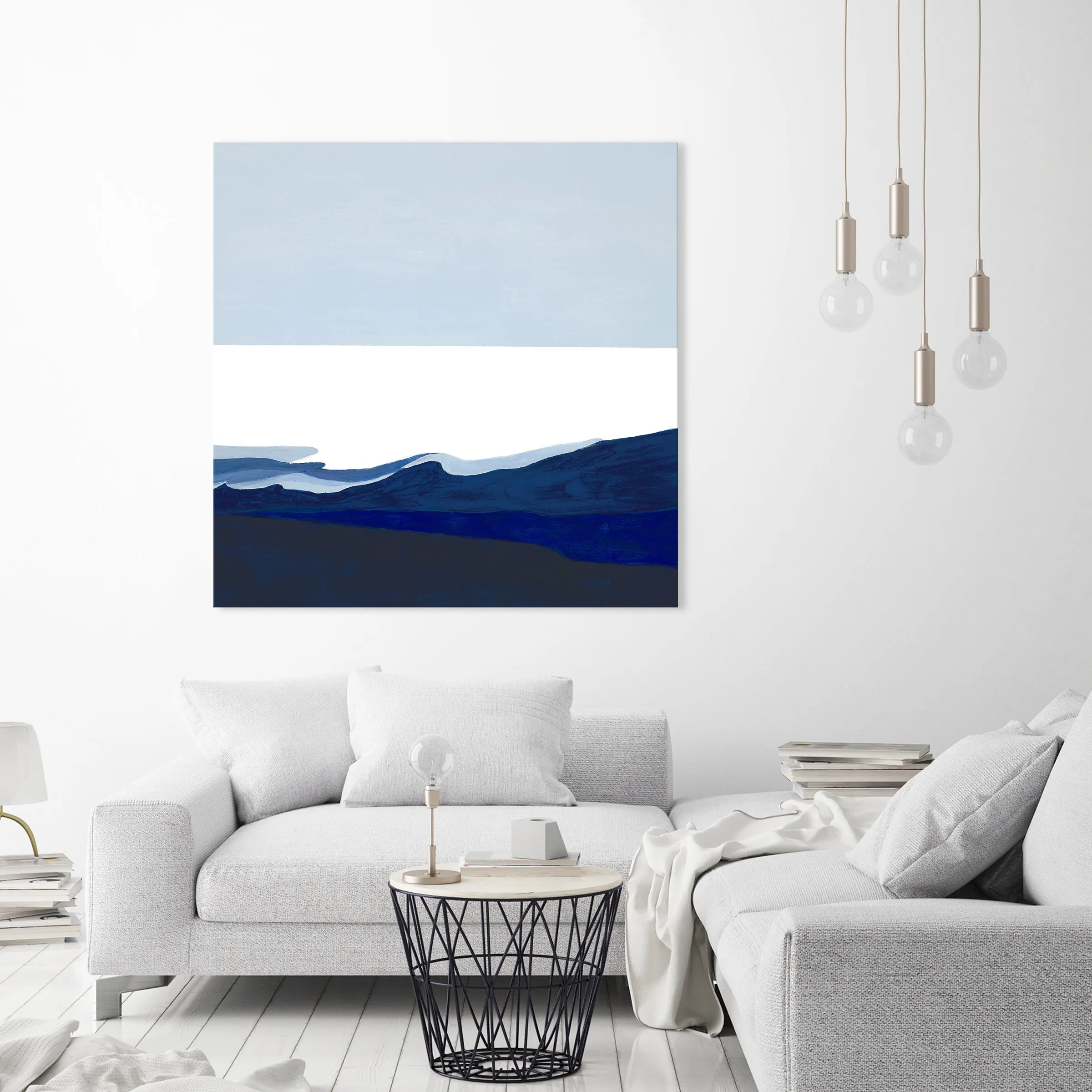 Deep Blue Flow I by Sara Brown