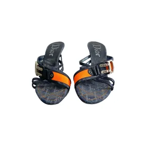 Dior Navy Logo Flight Heels