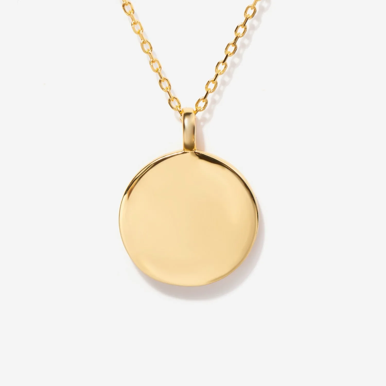 Disc Engravable Necklace