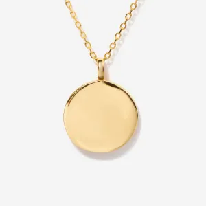 Disc Engravable Necklace