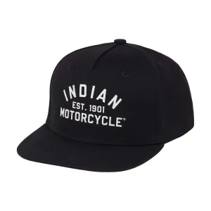 Established 1901 Flat Peak Cap, Black