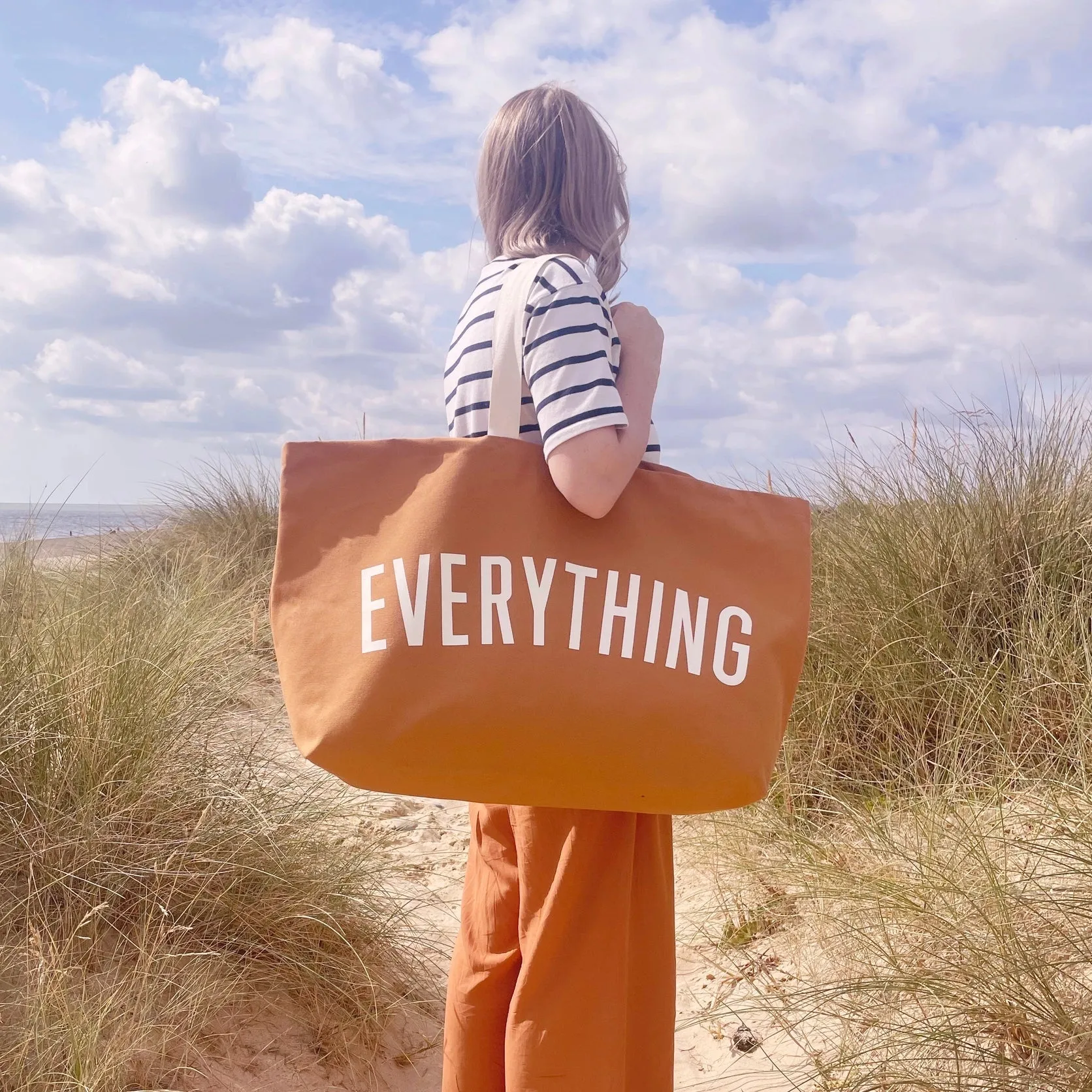 Everything - Tan REALLY Big Bag by Alphabet Bags