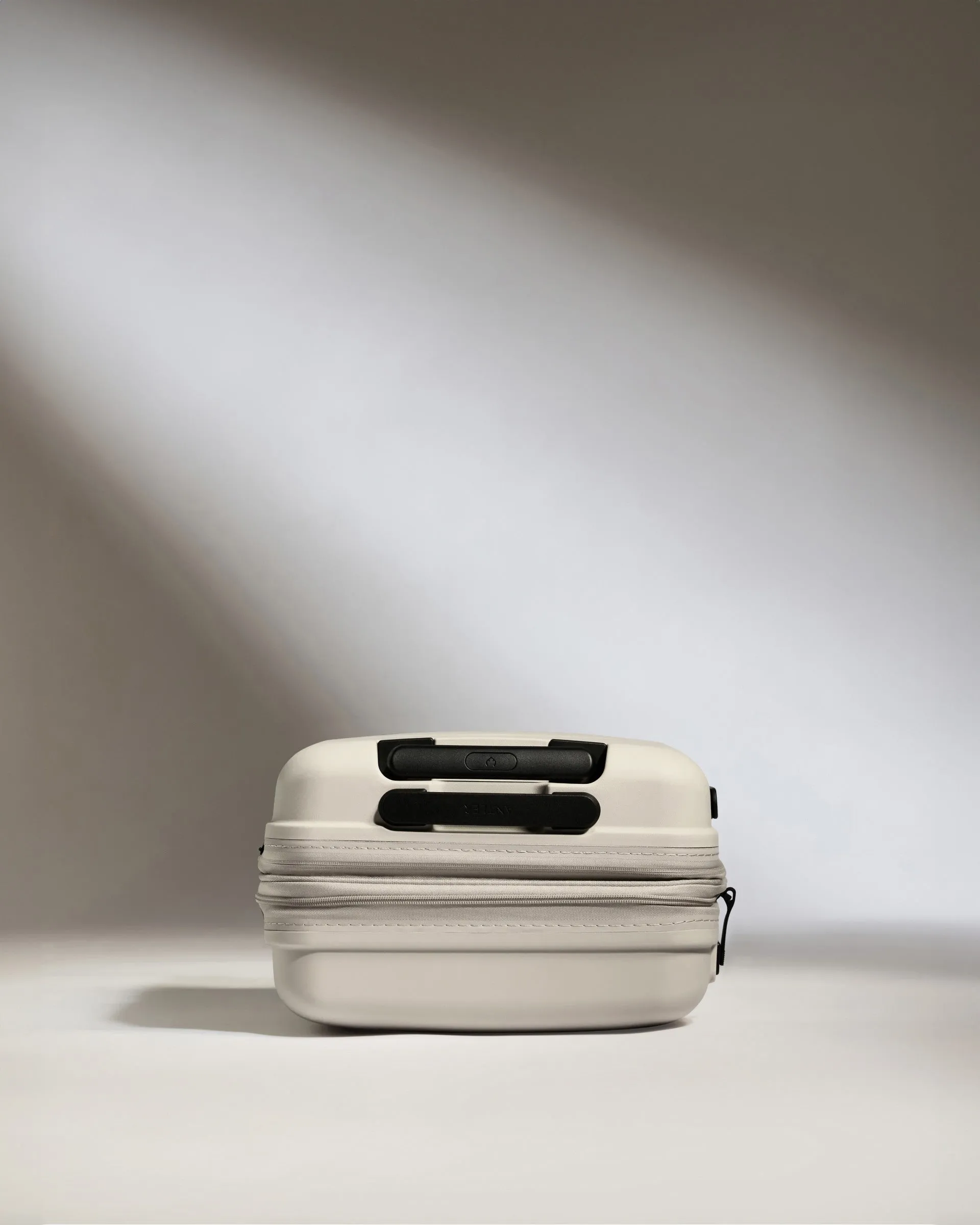 Expandable Carry-on Luggage in Taupe - Single Stripe