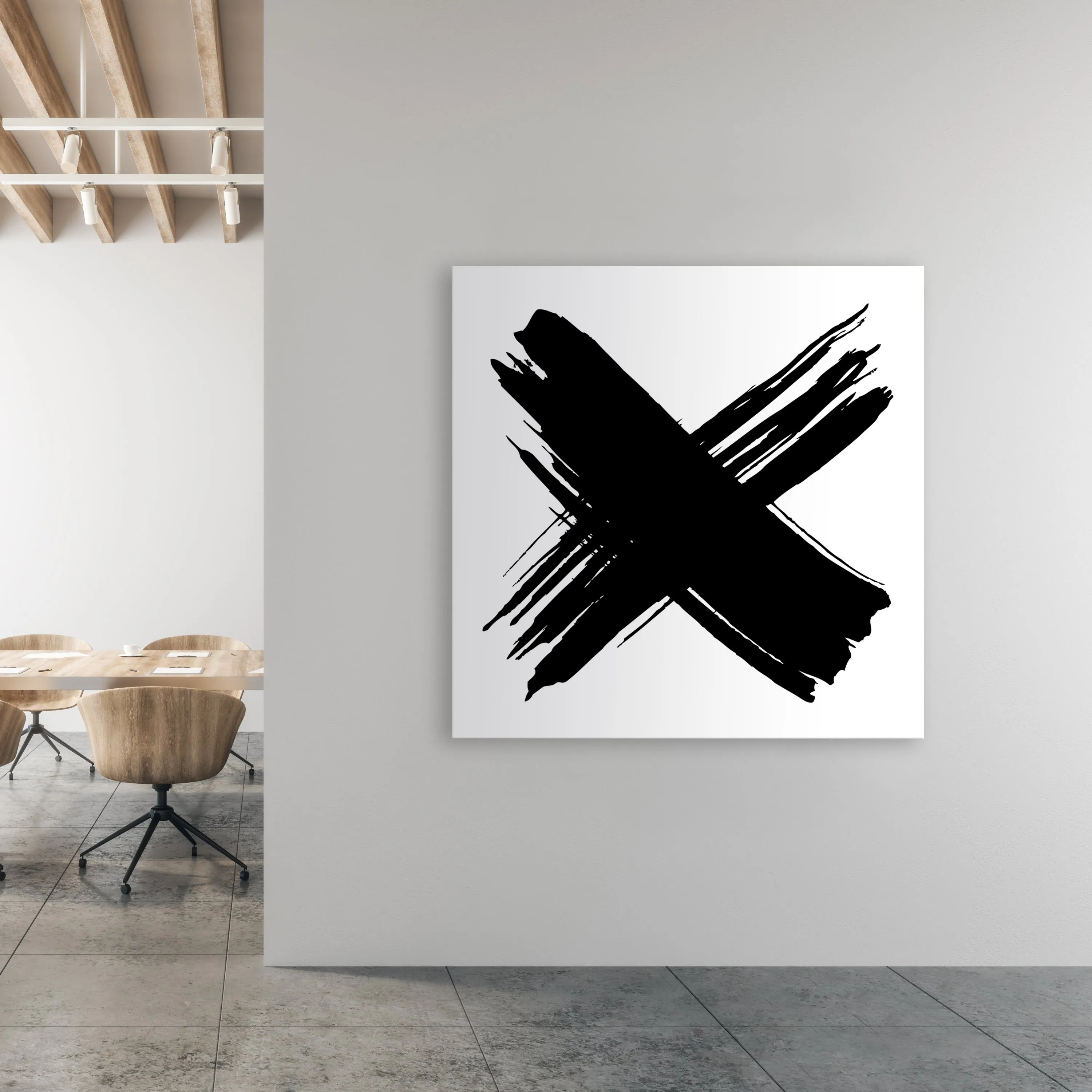 Ex's & Oh's I by David Brown