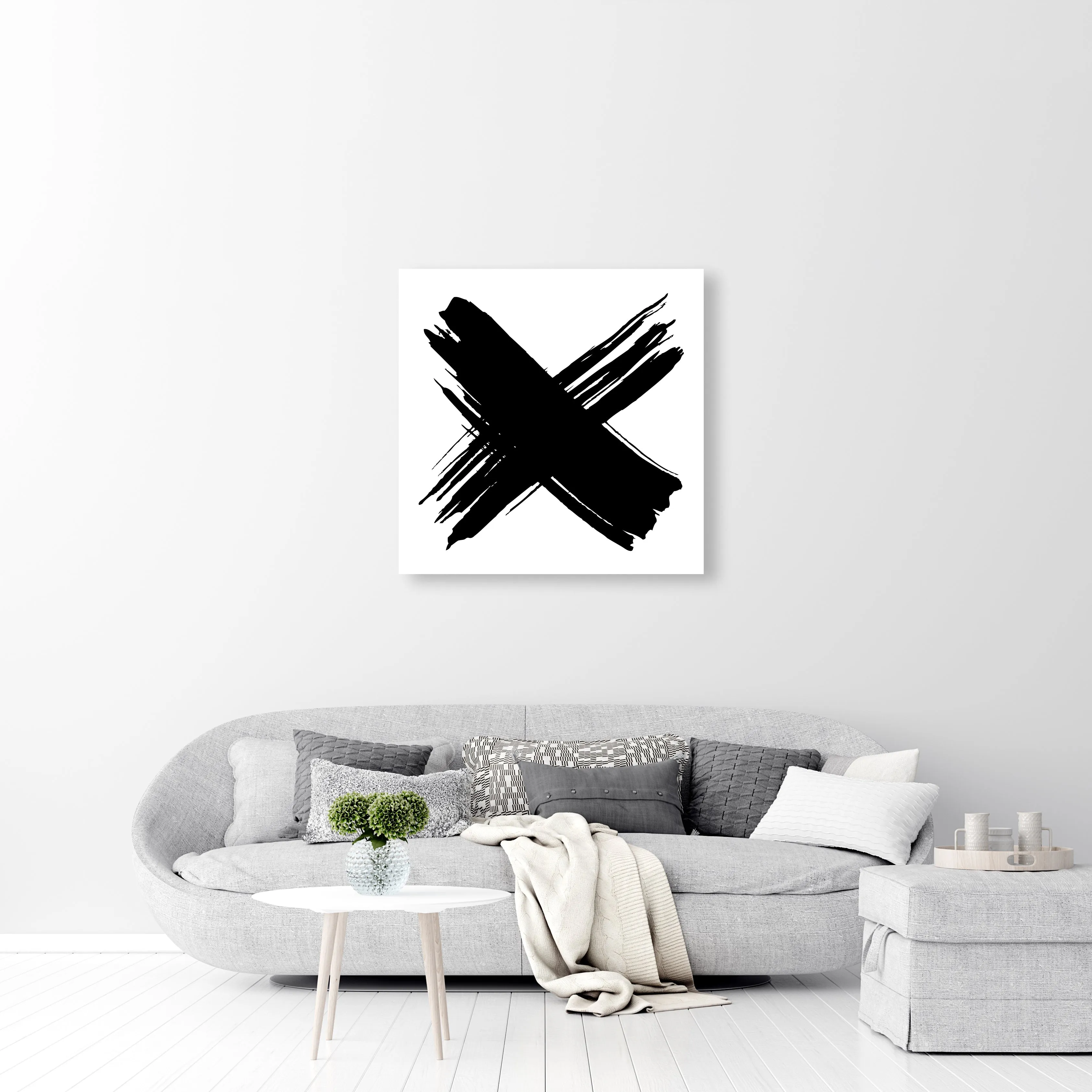 Ex's & Oh's I by David Brown
