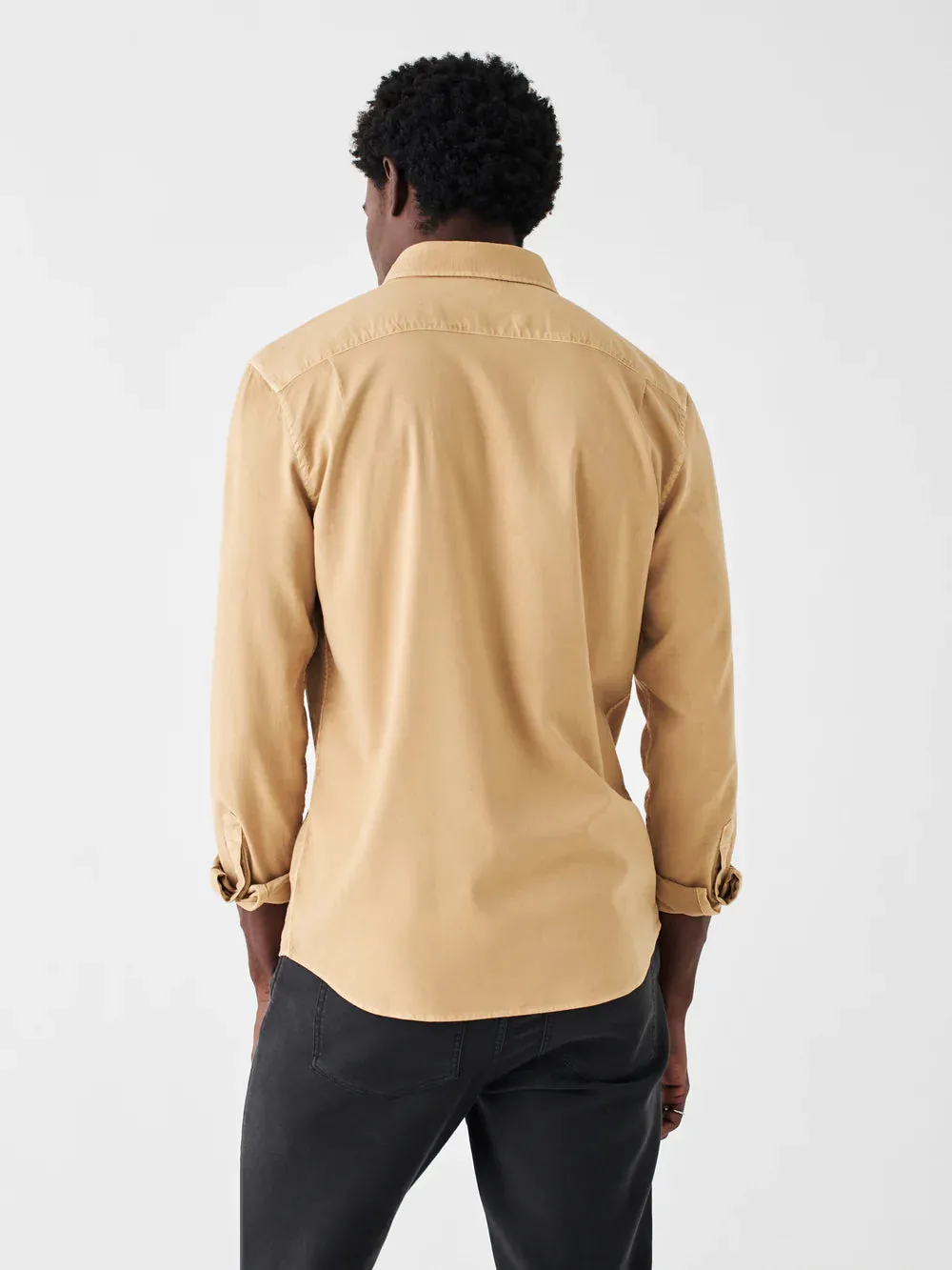 Faherty - Sunwashed Stretch Oxford 2.0 Shirt - Washed Khaki