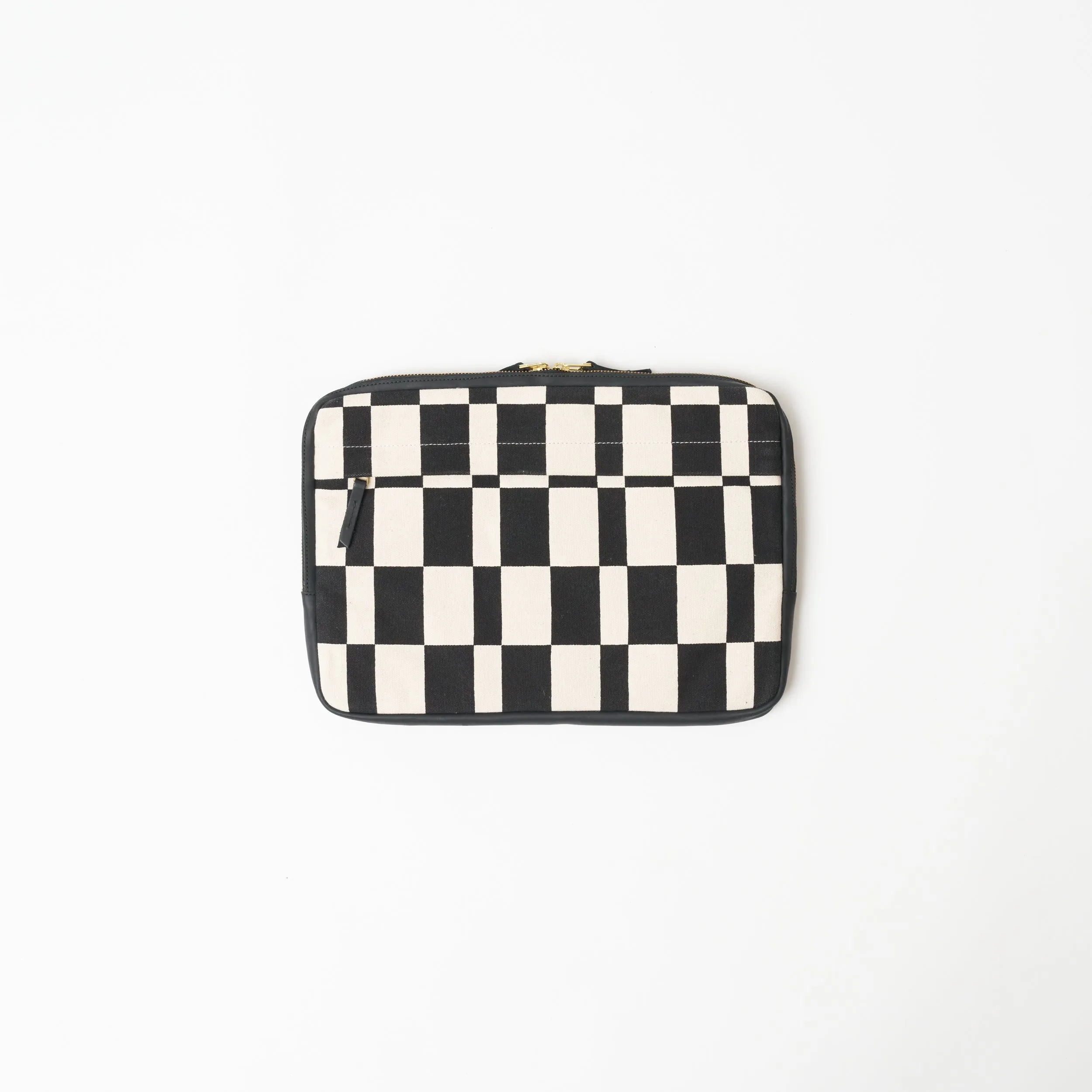 FINAL SALE: Laptop Sleeve - Medium - Black Checker