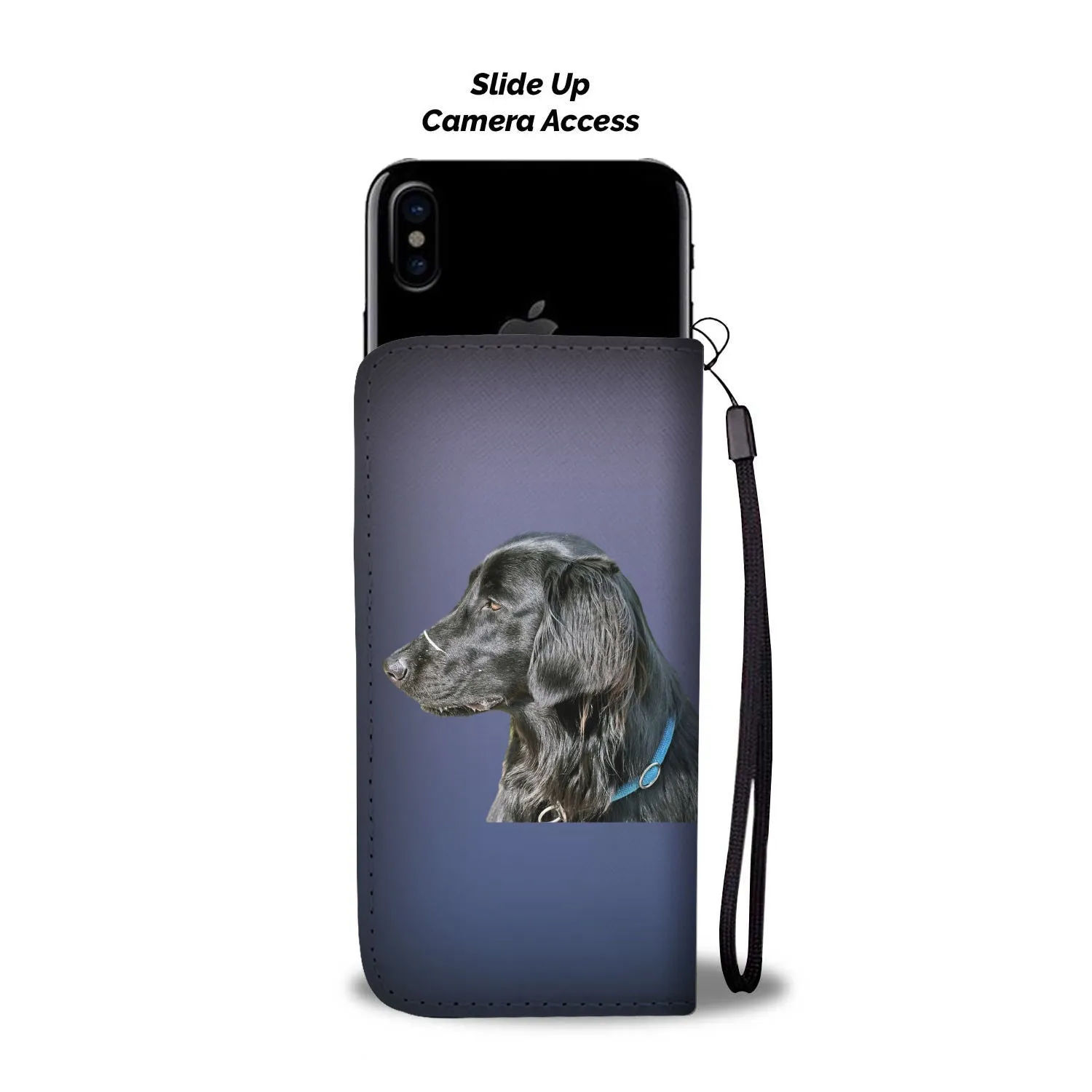 Flat Coat Retriever Phone Case Wallet