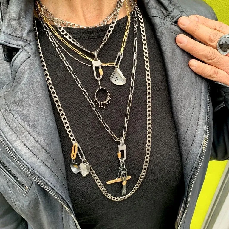 Flat Curb Sterling Chain