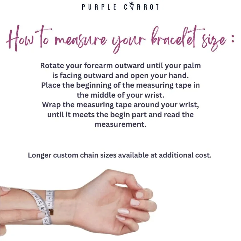 Flat Leather Family Bracelet