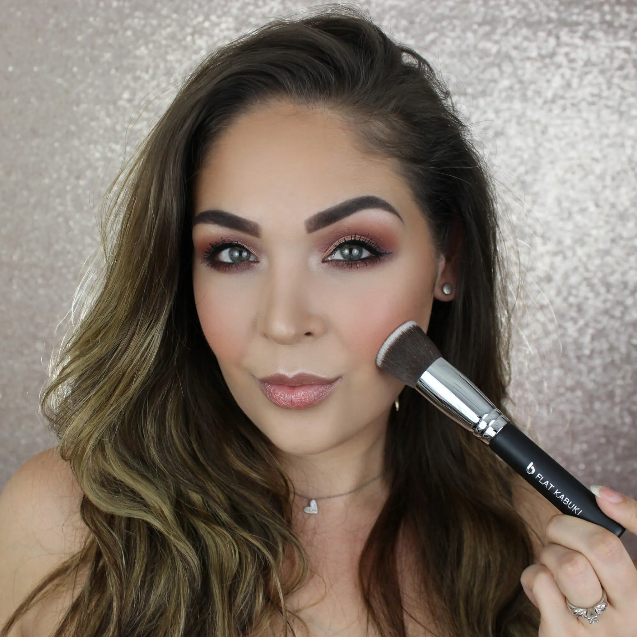 Flat Top Kabuki Foundation Makeup Brush