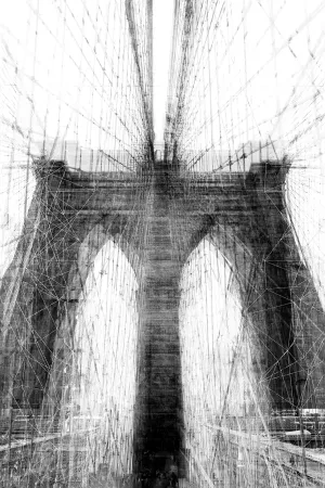 Fractions of Brooklyn Bridge by Guseul Park