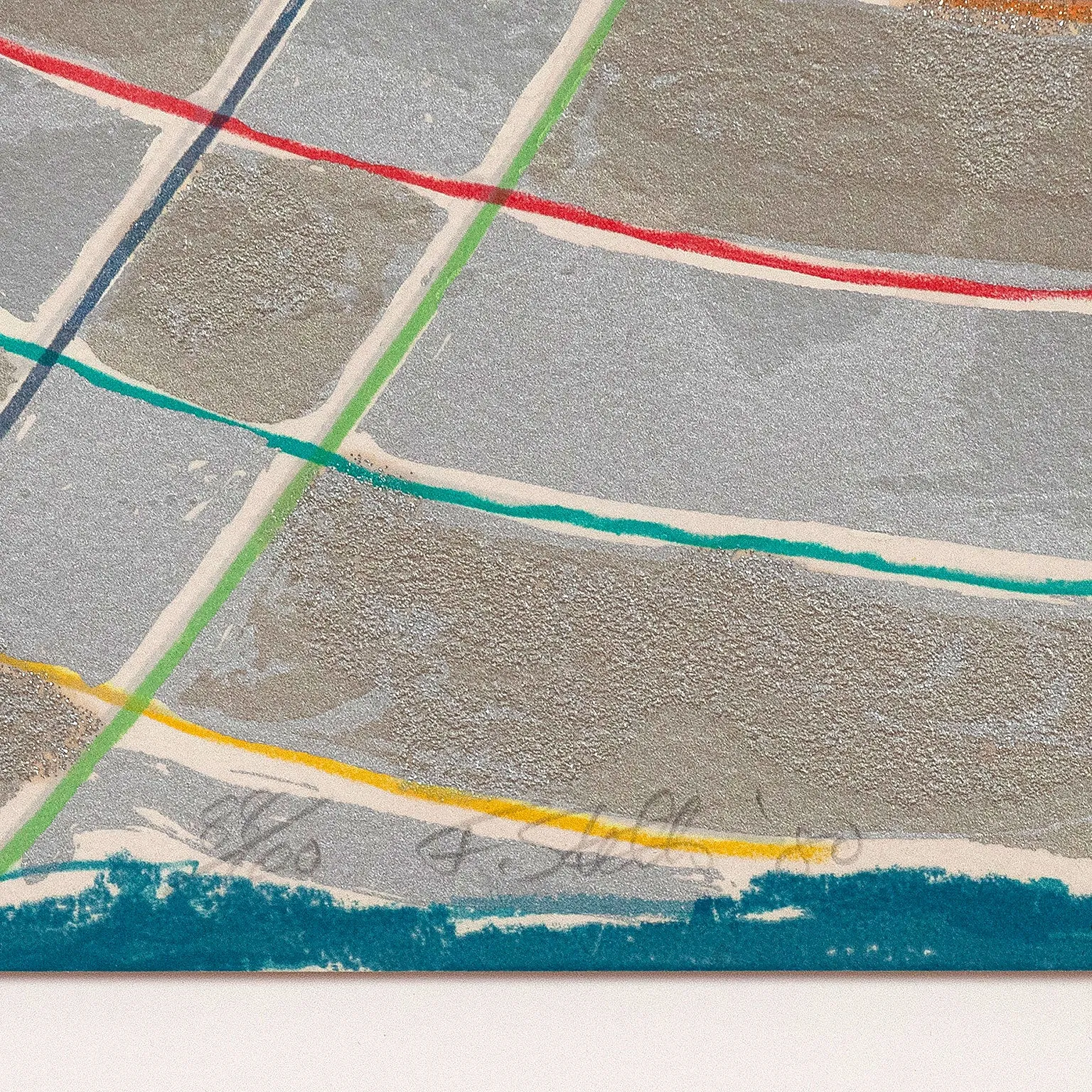 FRANK STELLA "POLAR CO-ORDINATES V" LITHOGRAPH, 1980