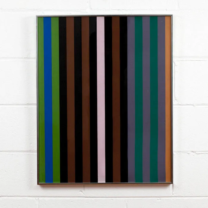 GENE DAVIS "SERIES 1" SCREENPRINT ON CANVAS, 1969