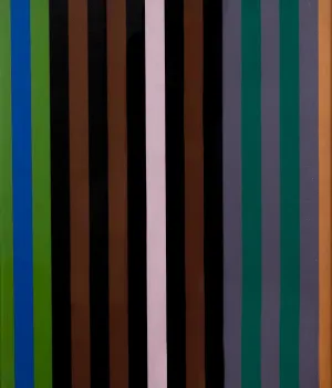 GENE DAVIS "SERIES 1" SCREENPRINT ON CANVAS, 1969