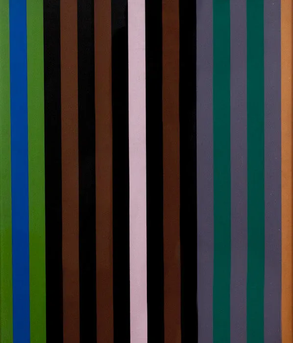 GENE DAVIS "SERIES 1" SCREENPRINT ON CANVAS, 1969