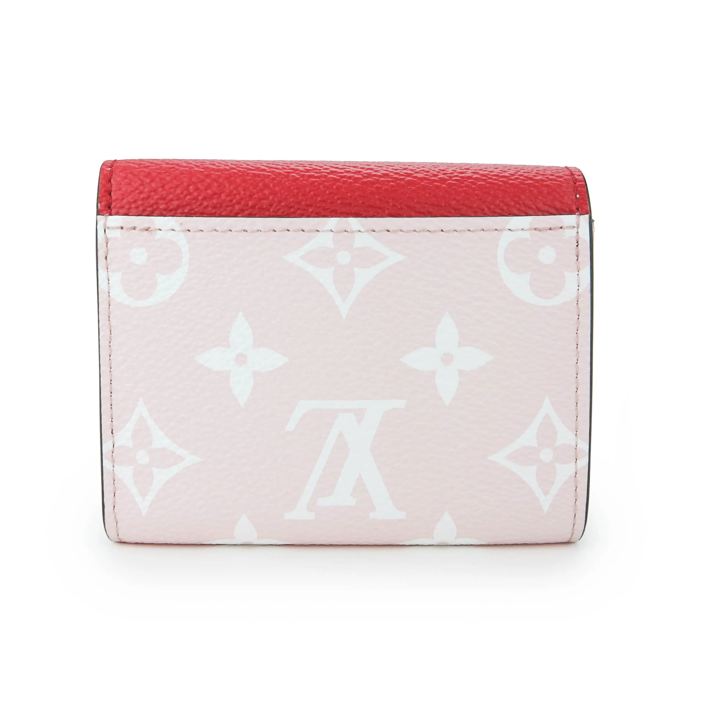 Giant Monogram Zoe Wallet in Red and Pink