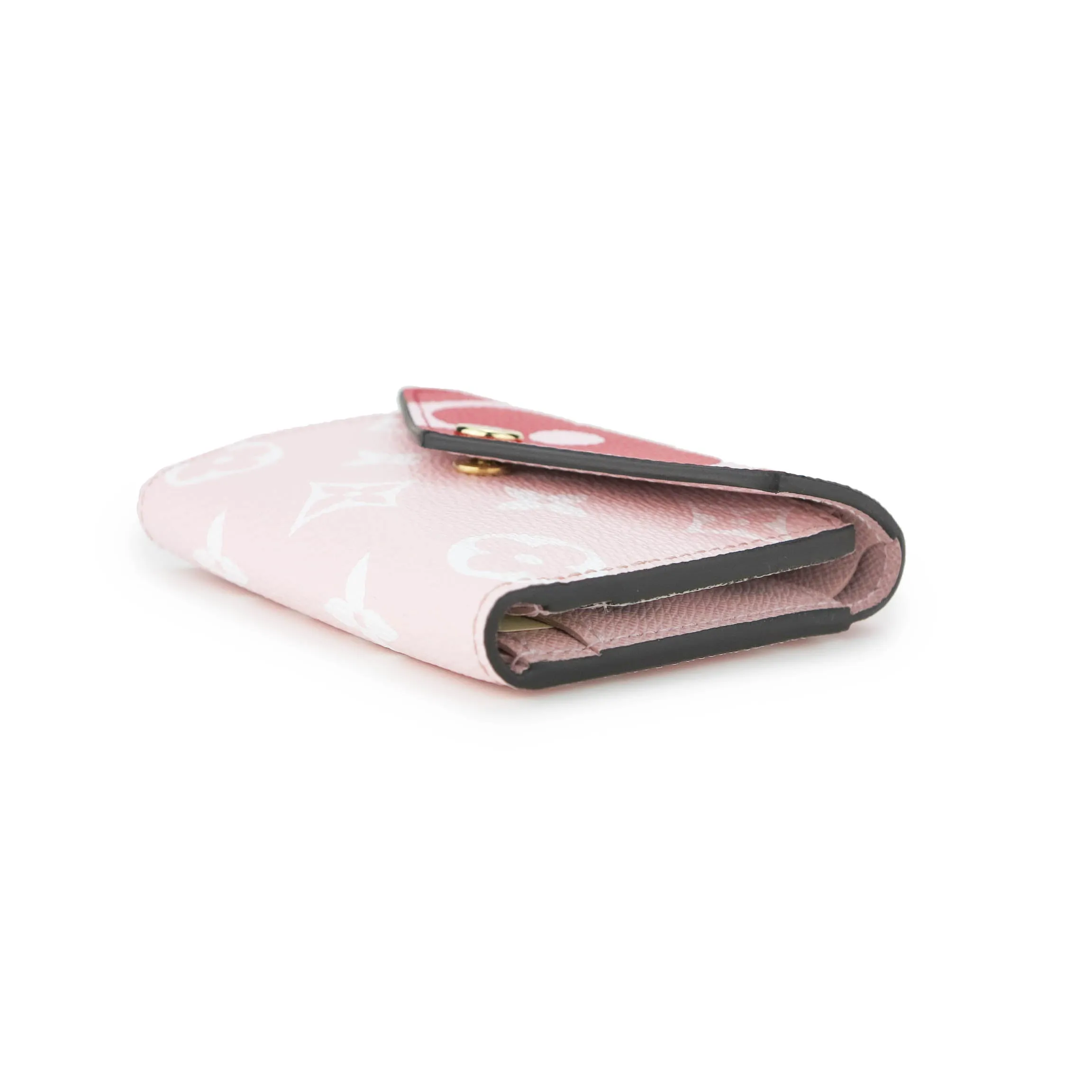 Giant Monogram Zoe Wallet in Red and Pink
