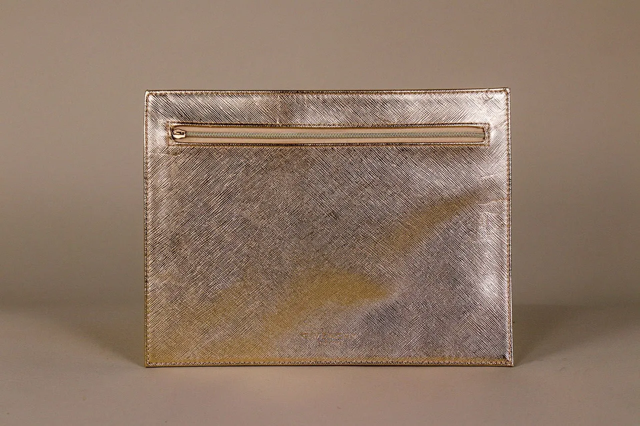 Givenchy - Laminated Leather Flat Pouch