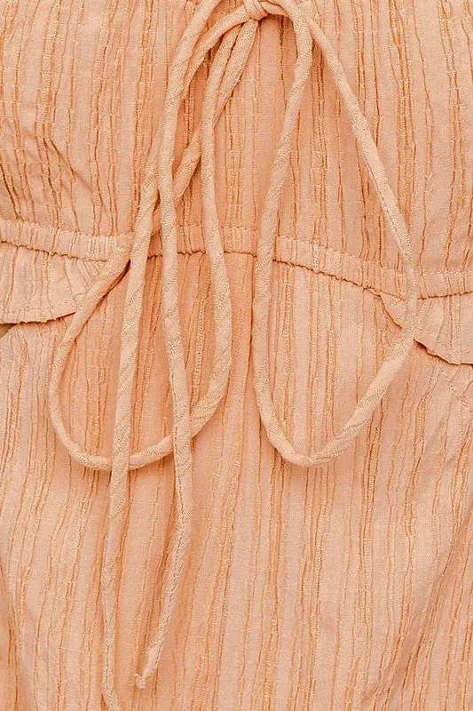 GOLDEN HOUR CUTOUT ROMPER