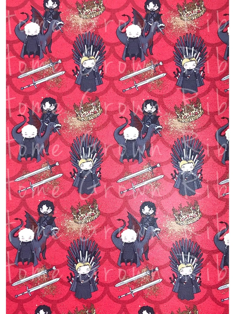 GOT Cersei, Jon & Dany Vinyl Sheet