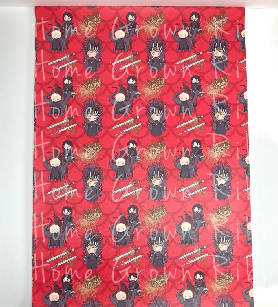 GOT Cersei, Jon & Dany Vinyl Sheet