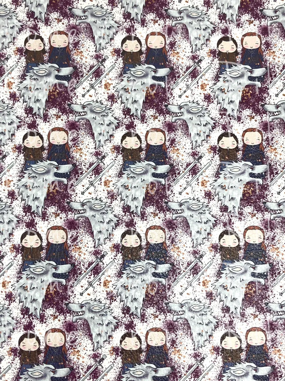 GOT Sansa & Arya Vinyl Sheet