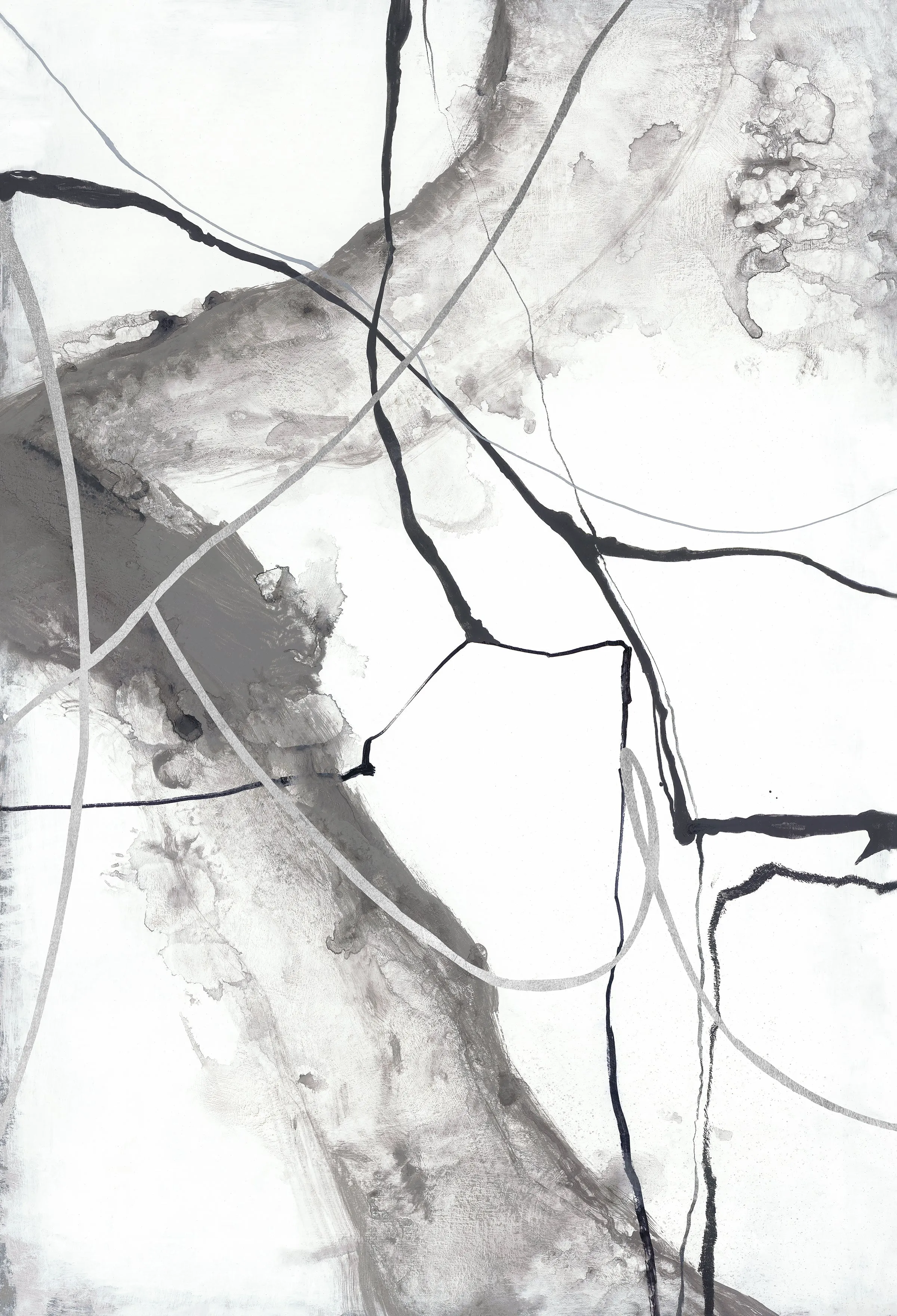 Gray Waterfall I by Sara Brown