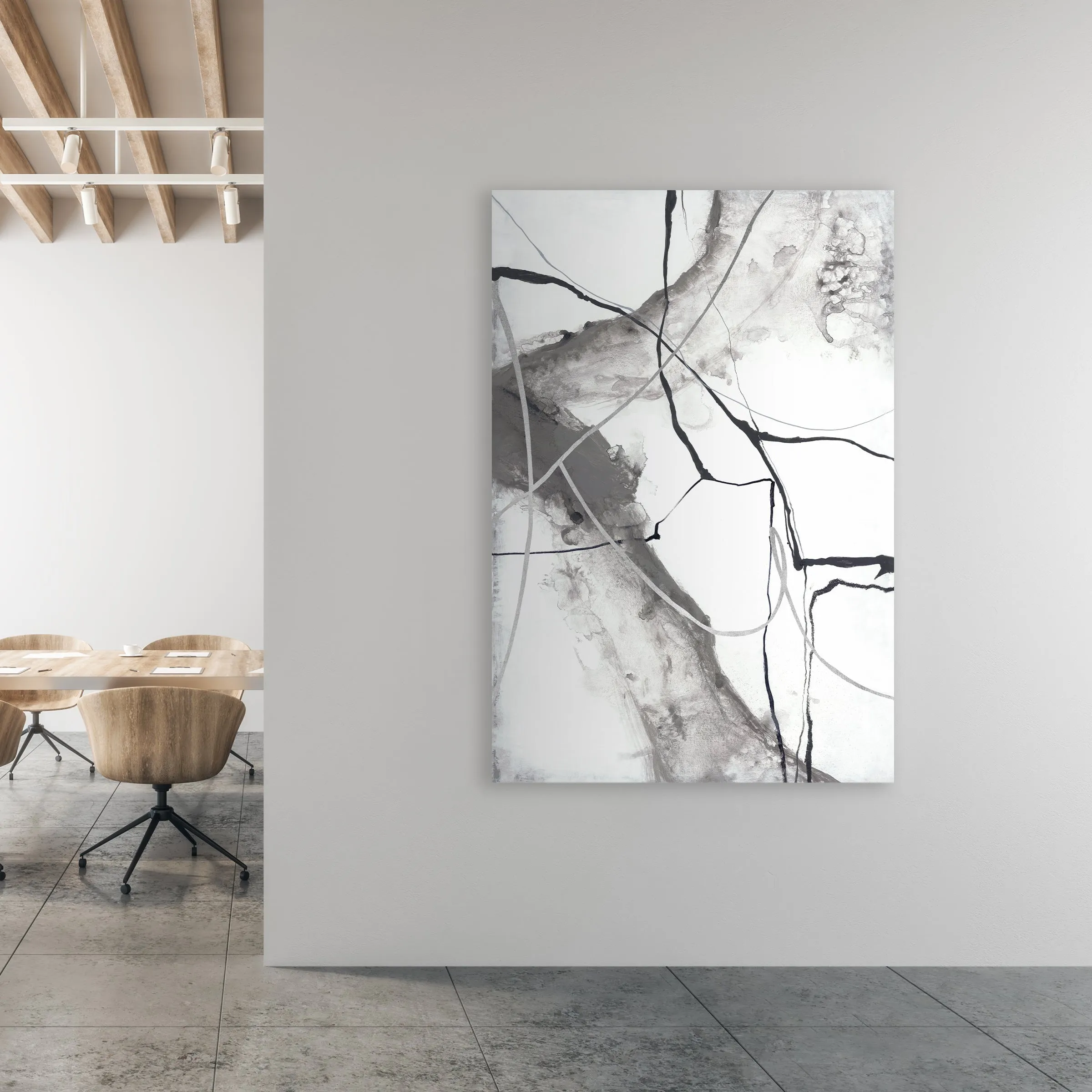 Gray Waterfall I by Sara Brown